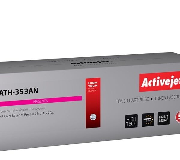Active Jet Συμβατό Toner για Laser Εκτυπωτή HP 130A CF353A 1100 Σελίδων Ματζέντα