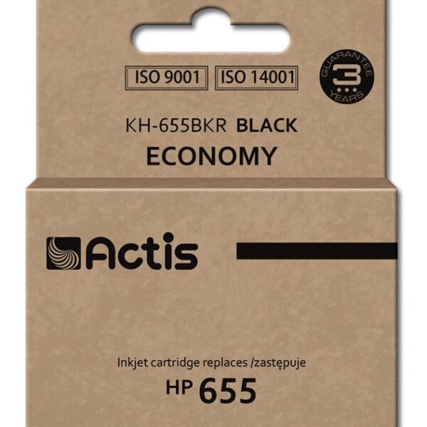 Actis Συμβατό Μελάνι Εκτυπωτή InkJet HP 655 CZ109AE 20ml Μαύρο