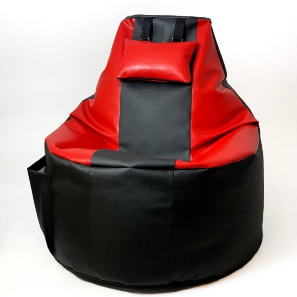 Player sack Sako pouffe black-red XXL 130 x 90 cm