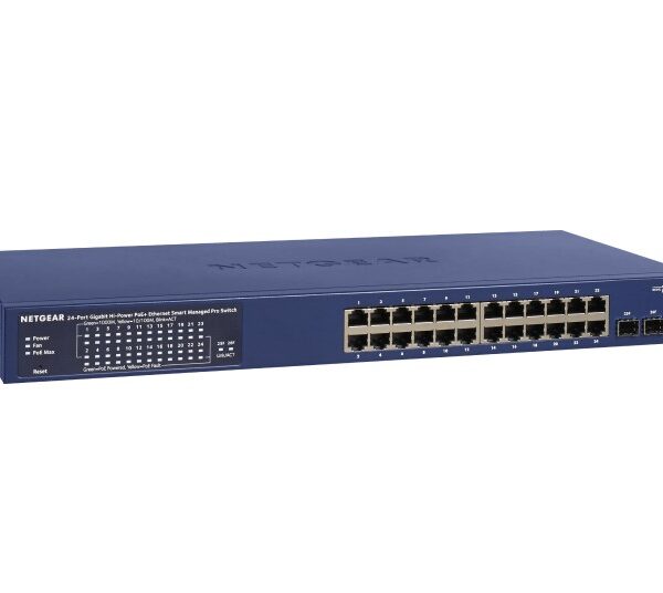 NETGEAR GS724TP-300EUS network switch Managed L2/L3/L4 Gigabit Ethernet (10/100/1000) Power over Ethernet (PoE) Blue