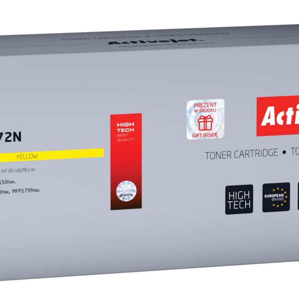 Active Jet Συμβατό Toner για Laser Εκτυπωτή HP 117A 2072A 700 Σελίδων Κίτρινο