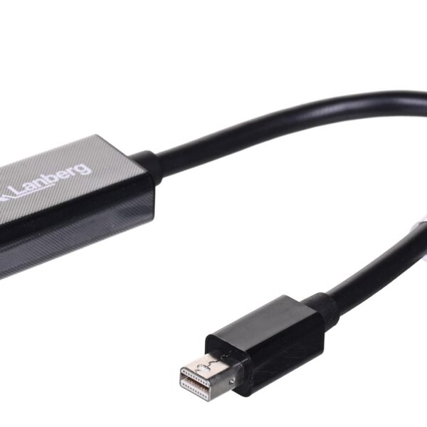 Lanberg mini DisplayPort male σε HDMI female 1τμχ (AD-0005-BK)