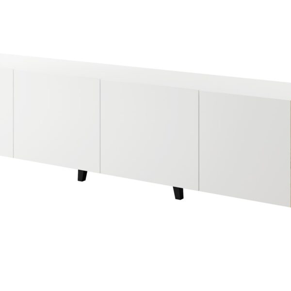 Έπιπλο Τηλεόρασης Ξύλινο White Μ200xΠ42xΥ52cm