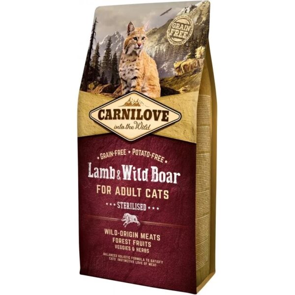 Carnilove Into The Wild Lamb & Wild Boar 6kg