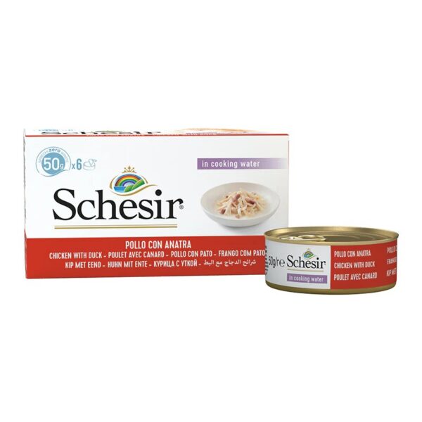 Schesir Υγρή Τροφή 6x50gr