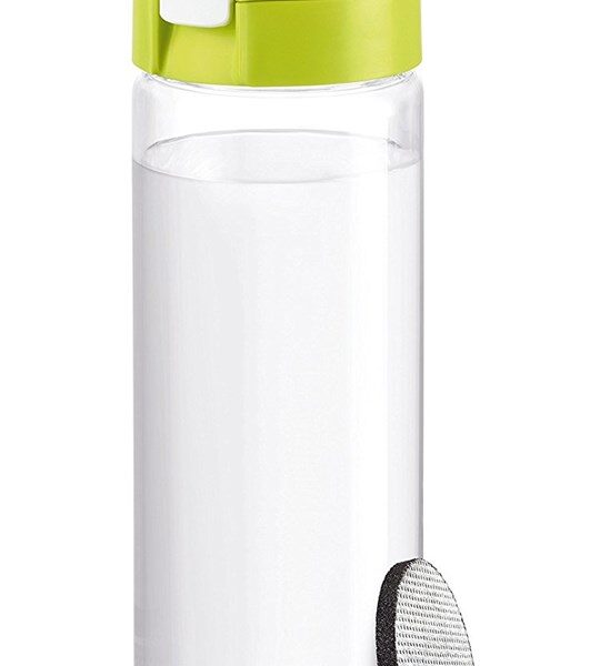 Brita Fill & Go Vital Πλαστικό Παγούρι με Φίλτρο 600ml Διάφανο Lime