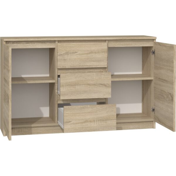 Μπουφές 2D3S Ξύλινος με Συρτάρια 120x40x97cm
