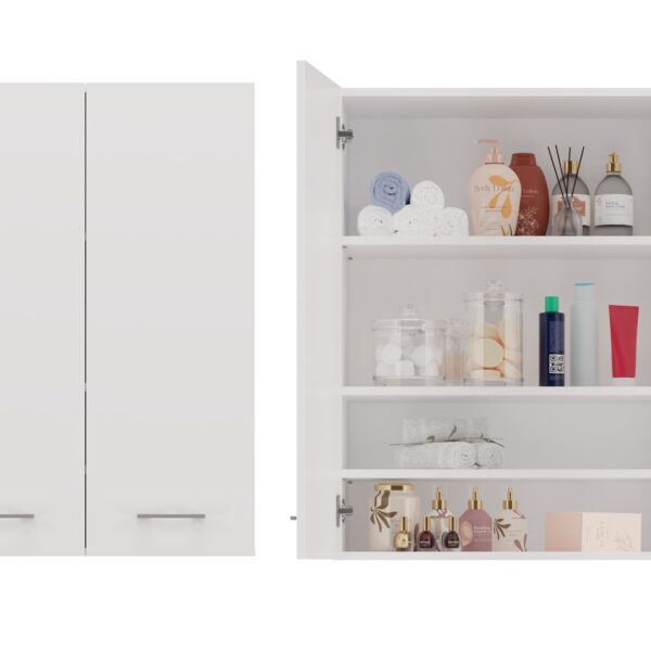 Topeshop Pola Ντουλάπι Μπάνιου Λευκό