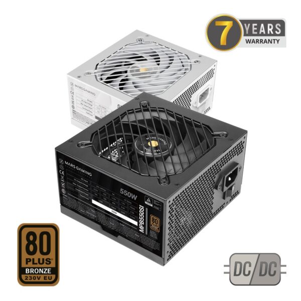 Mars Gaming MPB550SI 550W Full Wired 80 Plus Bronze