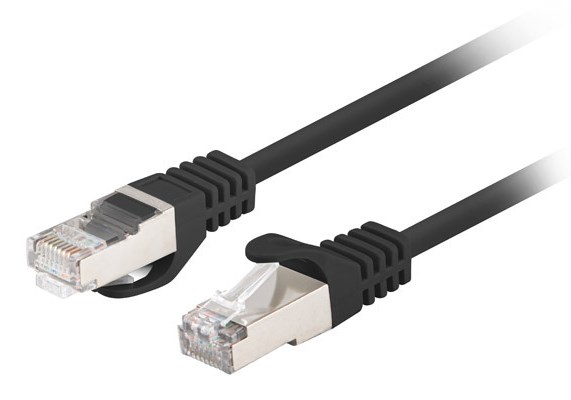 Lanberg U/UTP Cat.6 Καλώδιο Δικτύου Ethernet 0.25m Μαύρο 10τμχ