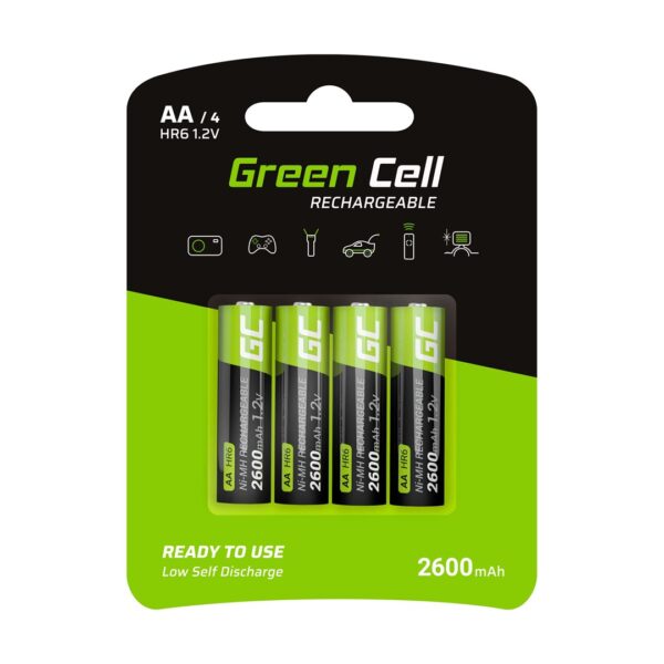 Green Cell AA 2600mAh 1.2V 4τμχ