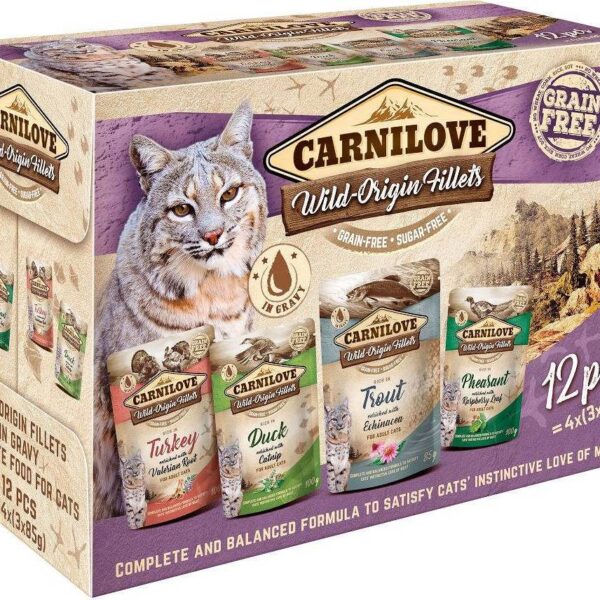 Carnilove Wild Origin Fillets 12x85gr