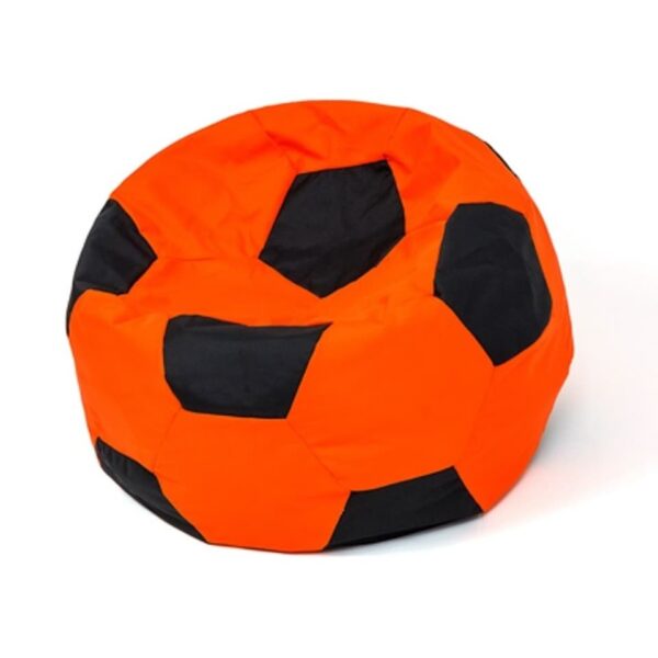 Sako bag pouf Ball orange-black XXL 140 cm
