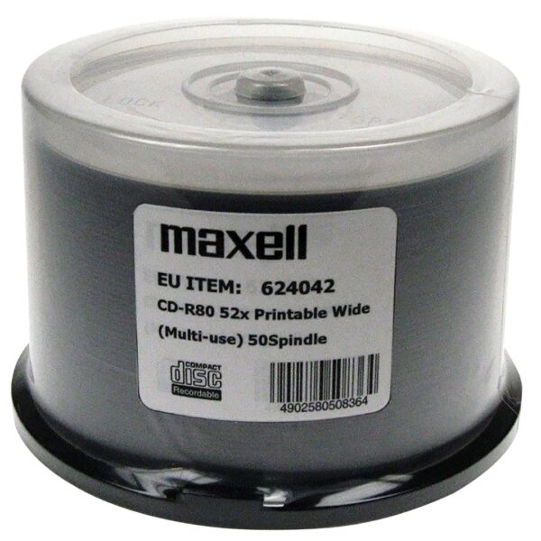 Maxell Εγγράψιμα CD-R 52x 700MB 50τμχ