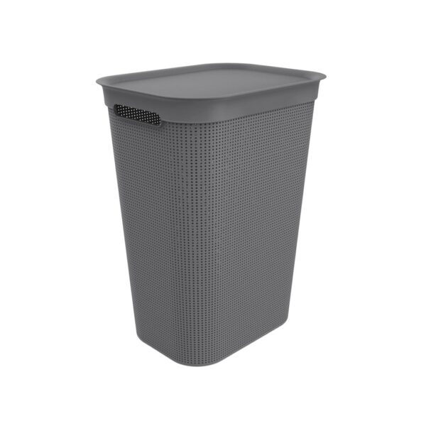 Rotho Babydesign Καλάθι Απλύτων Πλαστικό 43.1x34x52.9cm Γκρι