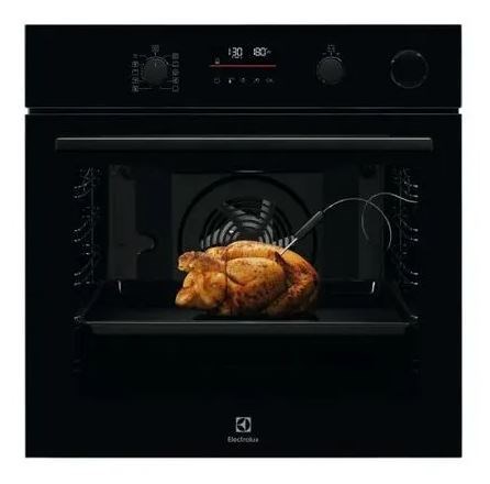 Electrolux Άνω Πάγκου Μαύρος EOC6H76Z