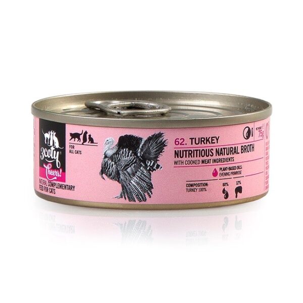 3COTY Turkey Cheers! - wet cat food - 75g