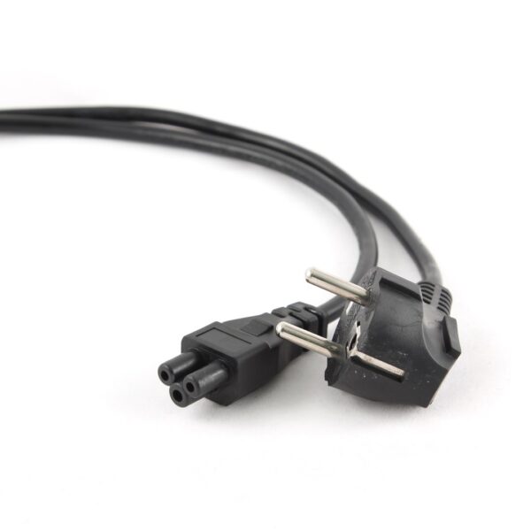 Gembird Schuko - IEC C5 Cable 1m Μαύρο (PC-186-ML12-1M)