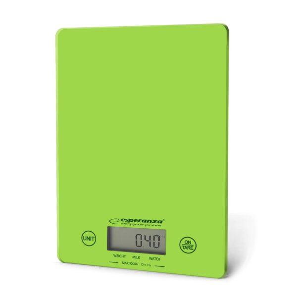 Esperanza G Ψηφιακή Ζυγαριά Κουζίνας 1gr/5kg Green Yellow