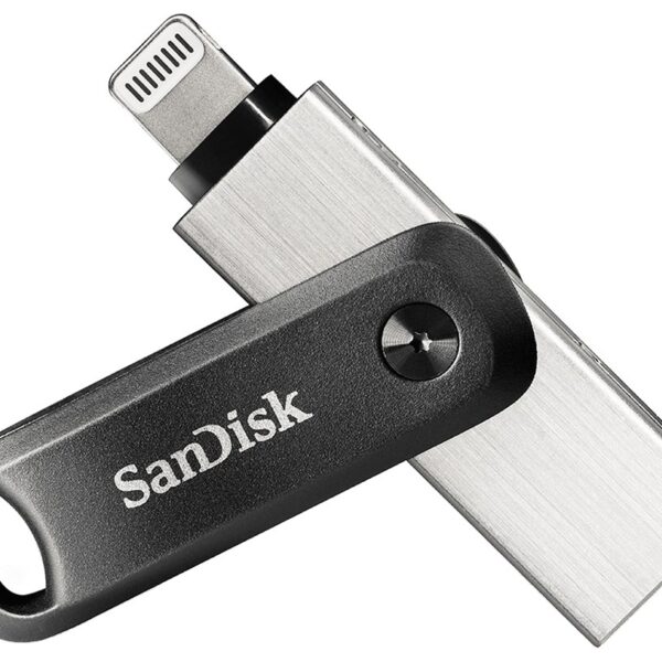 SanDisk iXpand USB flash drive 64 GB USB Type-A / Lightning 3.2 Gen 2 (3.1 Gen 2) Black, Silver