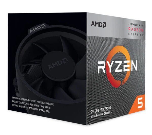AMD Ryzen 5 3400G 3.7GHz με Ψύκτρα