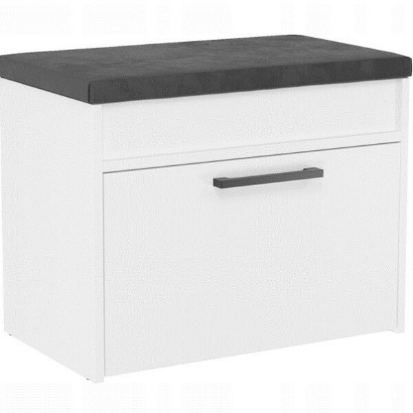 Ξύλινη Παπουτσοθήκη Parma Mini με 1 Ράφι 60x35x49cm