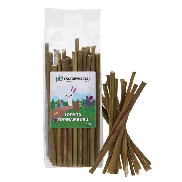 Factoryherbs Jerusalem Artichoke Stem Treat Rodents Rabbits 150g