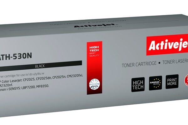 Active Jet Συμβατό Toner για Laser Εκτυπωτή Canon CRG-718 3800 Σελίδων Μαύρο