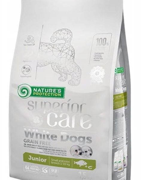 Nature's Protection Superior Care White Dogs Junior Small 1.5kg