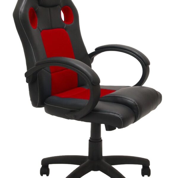 Topeshop Enzo Δερματίνης Red - Black