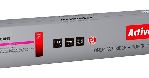 Active Jet Συμβατό Toner για Laser Εκτυπωτή OKI 44469705 2000 Σελίδων Ματζέντα