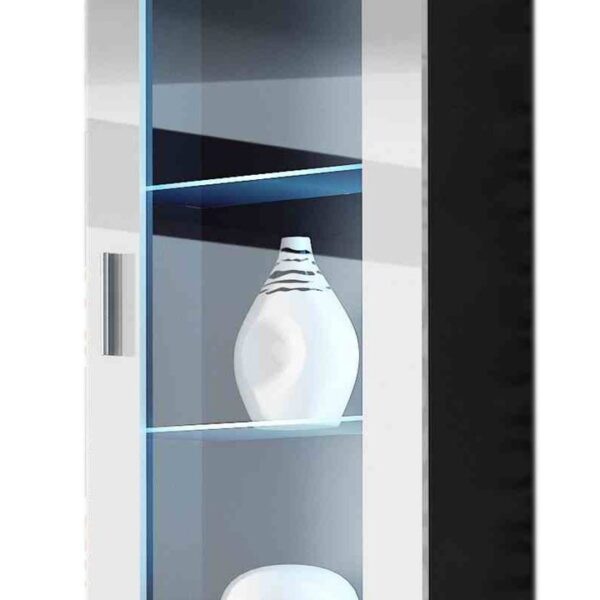 Επιδαπέδια Βιτρίνα Σαλονιού με Τζάμι Cz/bi 29x60x115cm