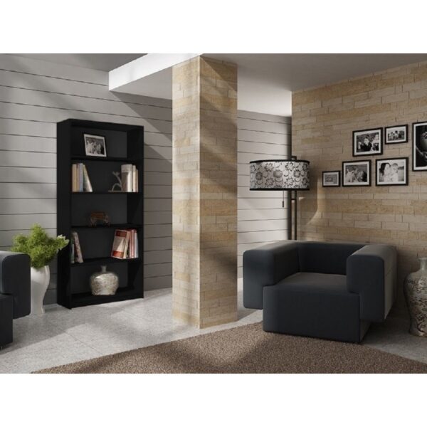 Βιβλιοθήκη 80x30x182εκ. Black