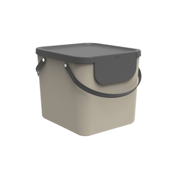 Rotho Babydesign Albula Κάδος Απορριμμάτων Πλαστικός Καφέ 40lt