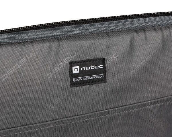 Natec Boxer Lite Τσάντα Ώμου / Χειρός 15.6" Μαύρη