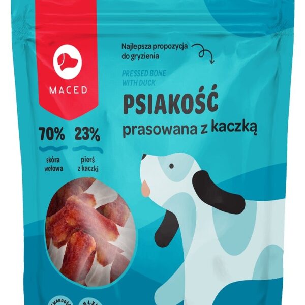 Maced Pressed Bone Κόκκαλο για Σκύλους από Πάπια Medium 500gr