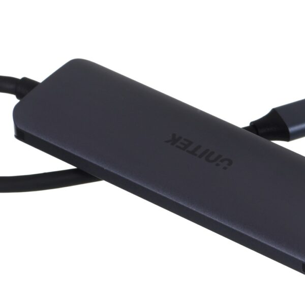 Unitek USB 3.0 Hub 4 Θυρών με σύνδεση USB-C Γκρι
