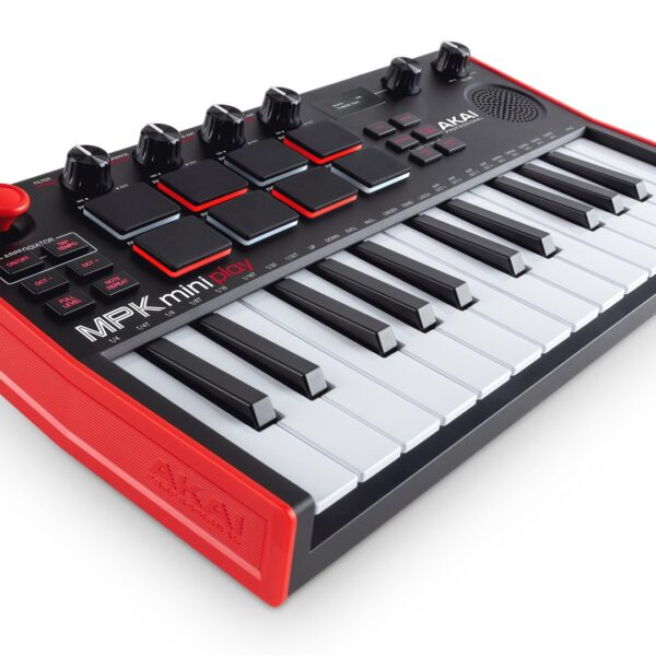 AKAI MPK Mini Play MK3 Control keyboard Pad controller MIDI USB Black, Red