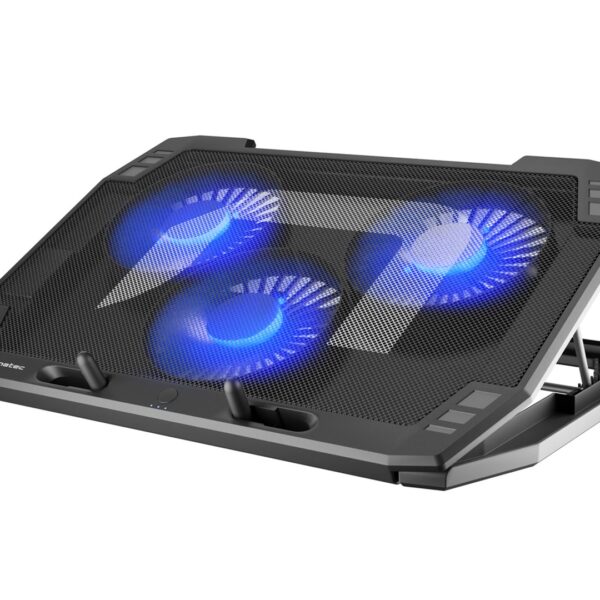 Natec Oriole Cooling Pad με 3 Ανεμιστήρες και Φωτισμό