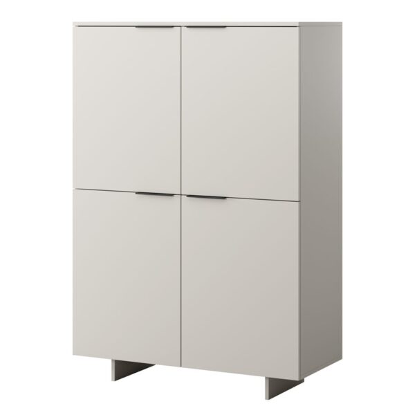 Cama 4D chest of drawers ALMA 100x41.5xH145 cashmere