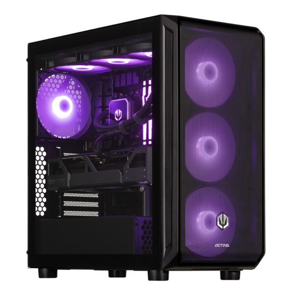 Actina 5901443414551 PC AMD Ryzen™ 7 9800X3D 32 GB DDR5-SDRAM 2 TB SSD NVIDIA GeForce RTX 5070 Midi Tower Black
