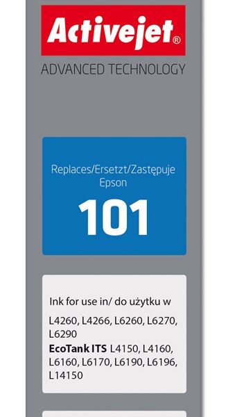 Active Jet Συμβατό Μελάνι Εκτυπωτή InkJet Epson 101 70ml Ματζέντα