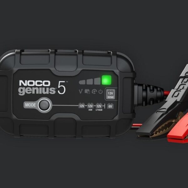 NOCO GENIUS5 5A Battery charger for 6V/12V batteries with maintenance and desulphurisation function