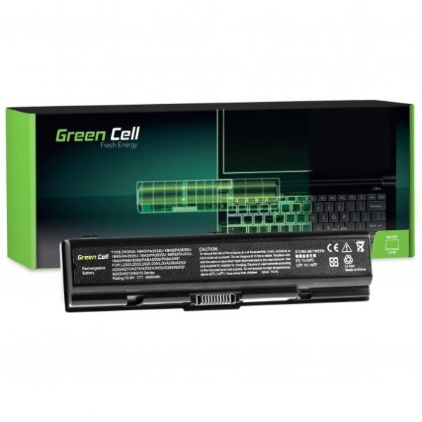 Green Cell Συμβατή Μπαταρία για Toshiba Satellite A200/A210/L300 με 4400mAh
