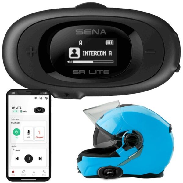 Sena 5RLITE-01 Ενδοεπικοινωνία Μονή για Κράνος Μηχανής με Bluetooth