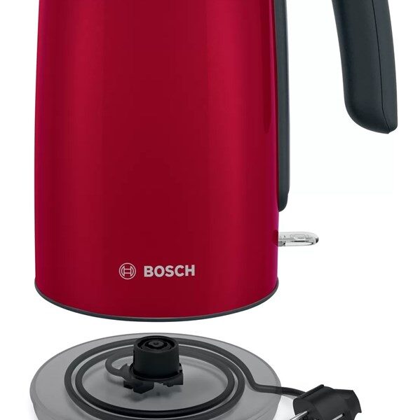Bosch TWK 7L464 1.7lt με Ισχύ 2400W Κόκκινος
