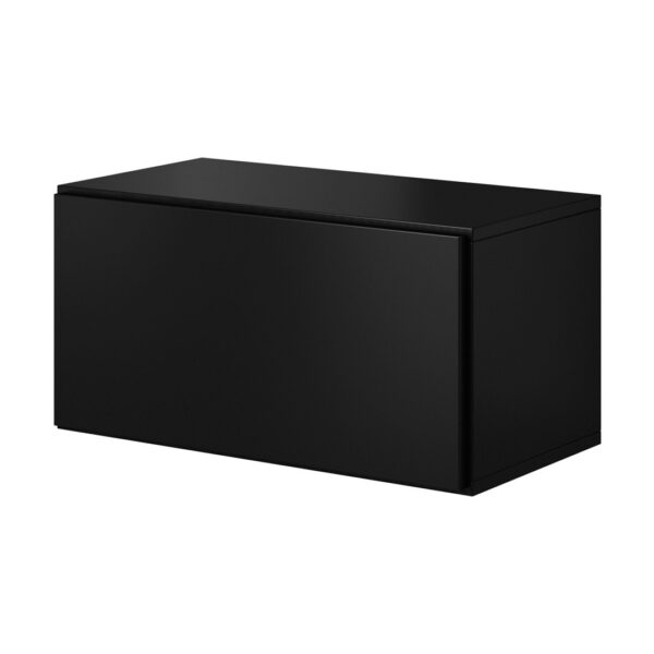 Cama full storage cabinet ROCO RO3 75/37/39 black/black/black