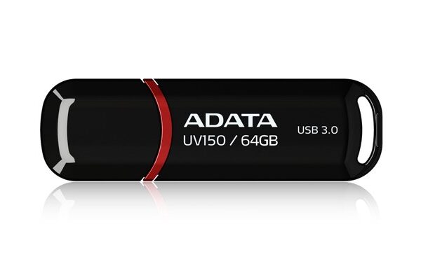 Adata DashDrive UV150 64GB USB 3.0 Μαύρο