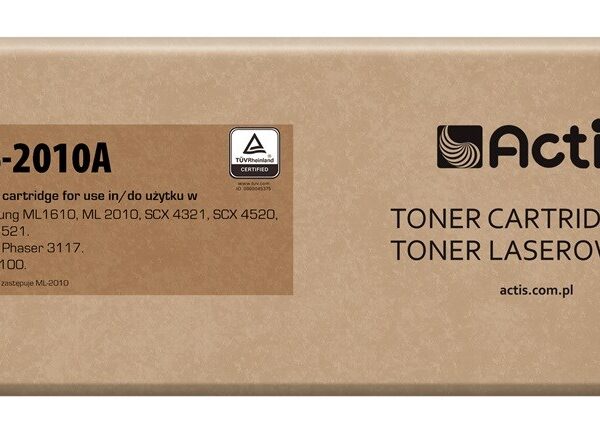 Actis Συμβατό Toner για Laser Εκτυπωτή Samsung ML-2010D3 3000 Σελίδων Μαύρο