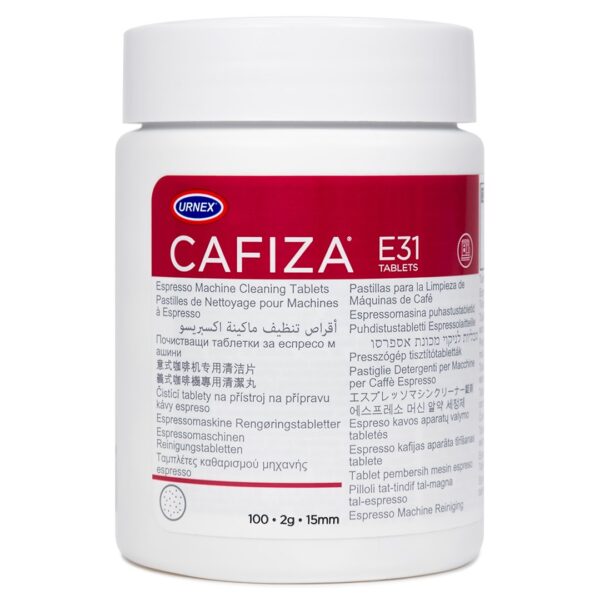 Urnex Καθαριστικό Μηχανής Espresso Cafiza E31 100 Ταμπλέτες